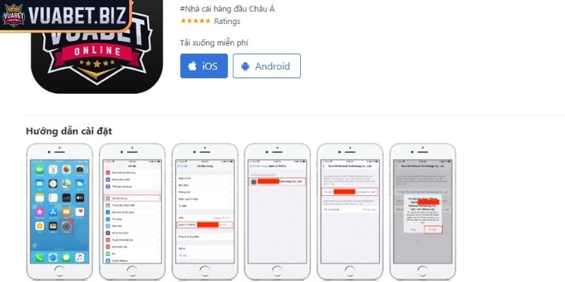 Tải App Vuabet - Trải Nghiệm Cá Cược Mượt Mà, An Toàn 2 Tải app Vuabet cho iOS